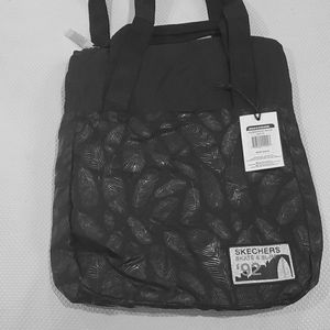 NWT Sketchers Skate & Surf '92 black feather bag